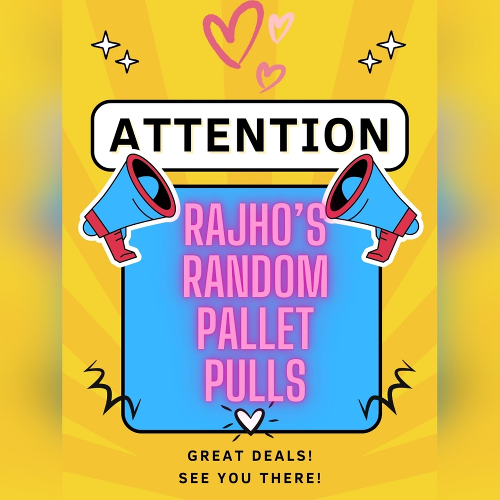 Rajho's Random Pallet Pulls Thank You For Purchasing :)